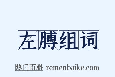 左膊组词是什么意思的图片